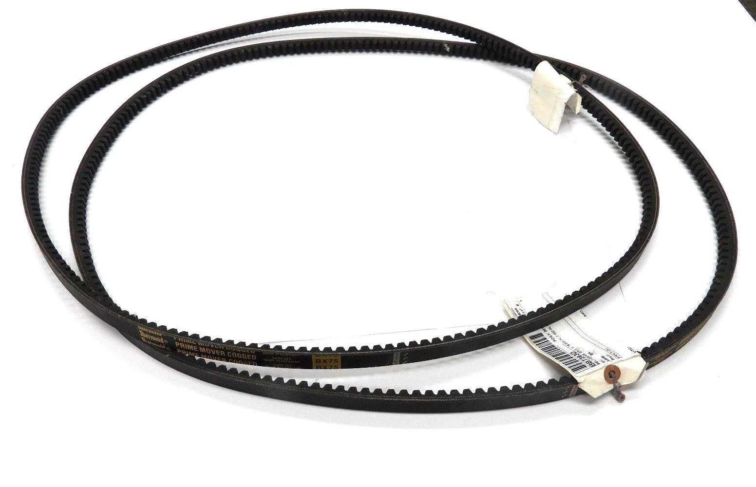 Used LOT OF 2 NEW THERMOID BX75 PRIME MOVER COGGED DRIVE BELT BBT363D