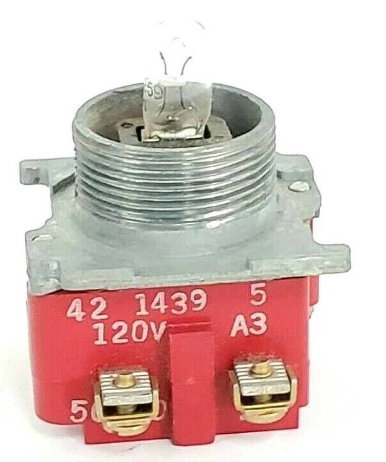 Used EATON CUTLER-HAMMER 42-1439-5 PILOT LIGHT TRANSFROMER 120VAC 60CY, 4214395