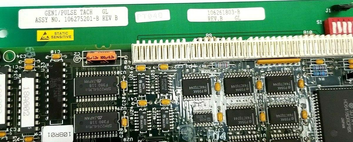 Used BOSTON FINCOR 106275201-B GENI/PULSE TACH. REV: B 106261803-B 44A731604-G01
