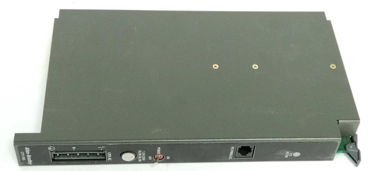 Used ALLEN BRADLEY 1771-P4S/B POWER SUPPLY 120VAC 96219201 REV. A01 SER. B 1771-P4S
