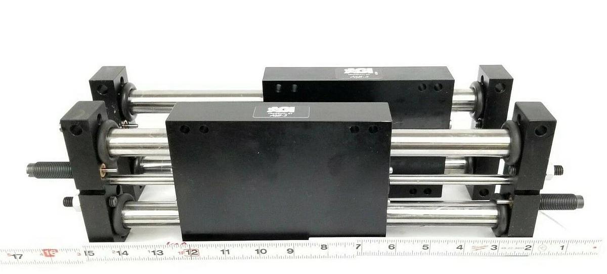 LOT OF 2 NEW AGI MFG. AGS-5 LINEAR SLIDE AIR CYLINDERS AGS5