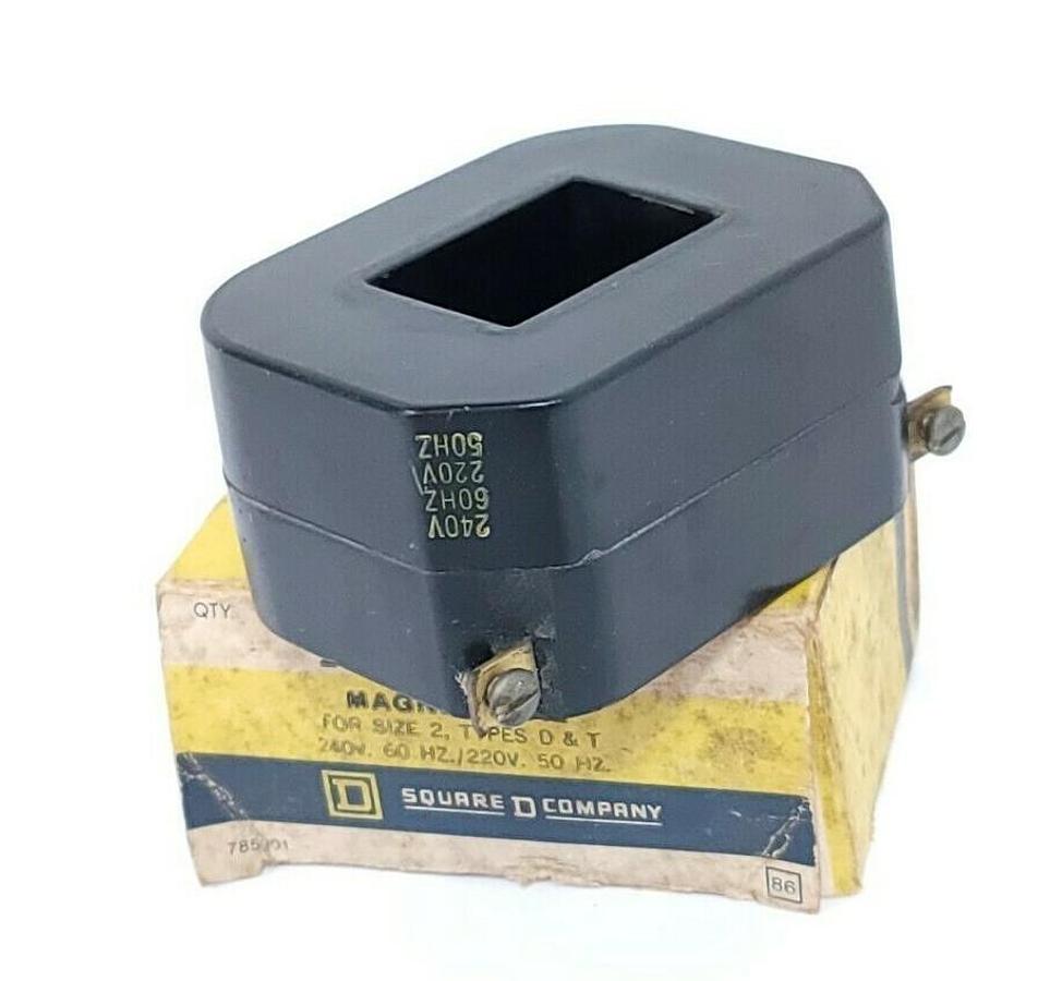 Used SQUARE D 1707-S1-T24 MAGNET COIL 240-220V 60-50HZ, 1707S1T24