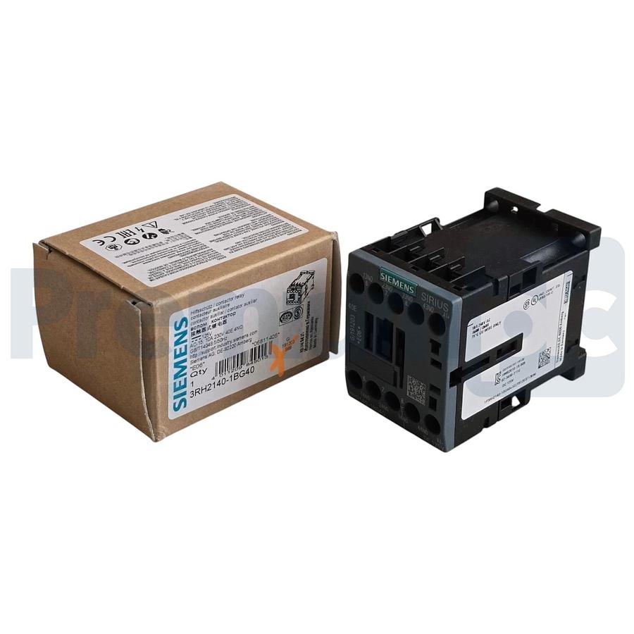 Siemens 3RH2140-1BG40 SIRIUS Contactor Relay 4 NO 125V DC Coil Size S00 NSMP 662643906844
