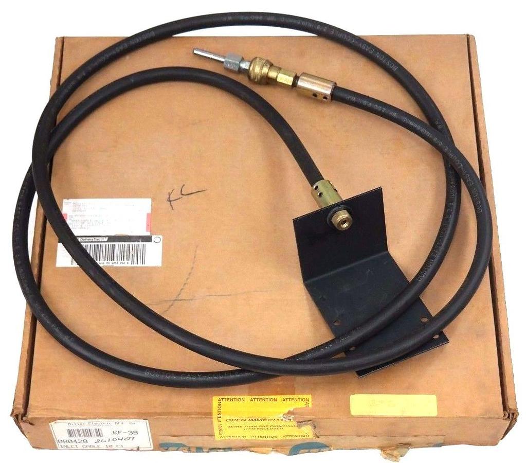 Used NIB MILLER ELECTRIC KF-39 OUTLET CABLE 11MI-080428 INLET CABLE 10FT
