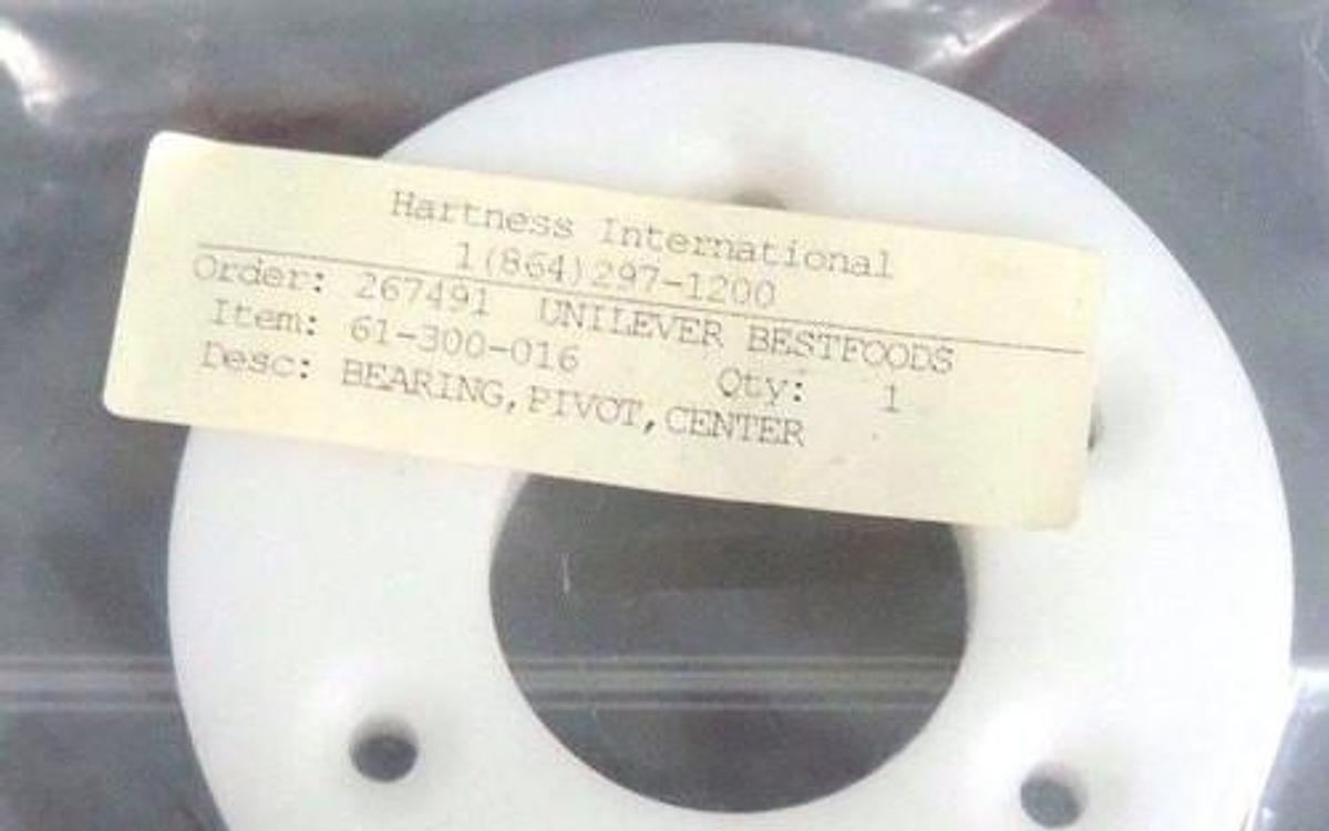Used NEW HARTNESS INTERNATIONAL 61-300-016 BEARING PIVOT CENTER 61300016