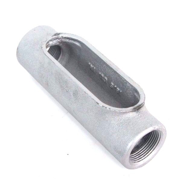 Used NEW COOPER CROUSE HINDS C47 CONDUIT BODY FORM C, 1-1/4"