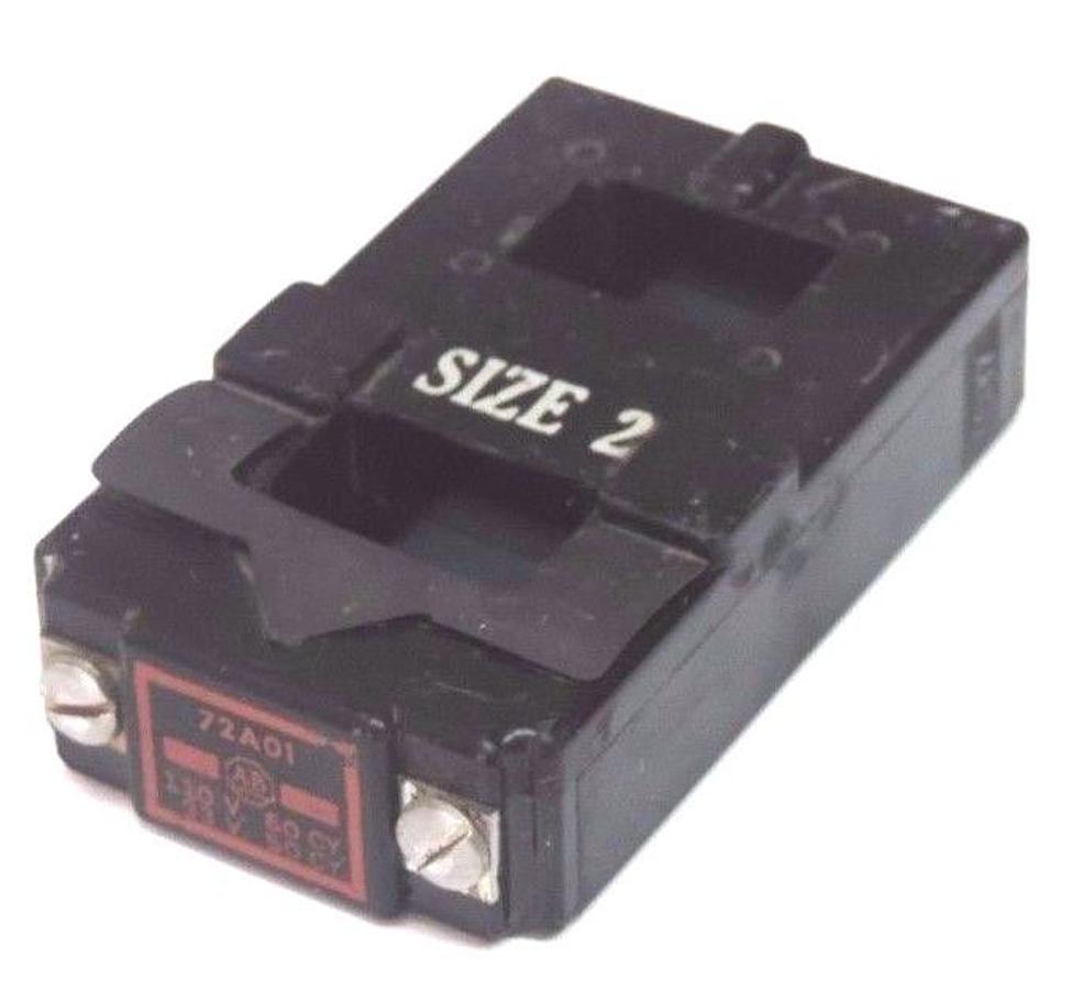 Used ALLEN BRADLEY 72A01 COIL 110V. 60 CY. 93V. 50 CY.