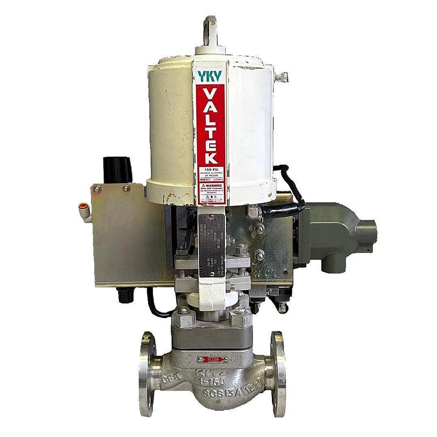 NEW VALTEK GV01 1'' VALVE D4STV12 W/ YOKOGAWA VP200 POSITIONER VP200-ANZ1/GW/KV