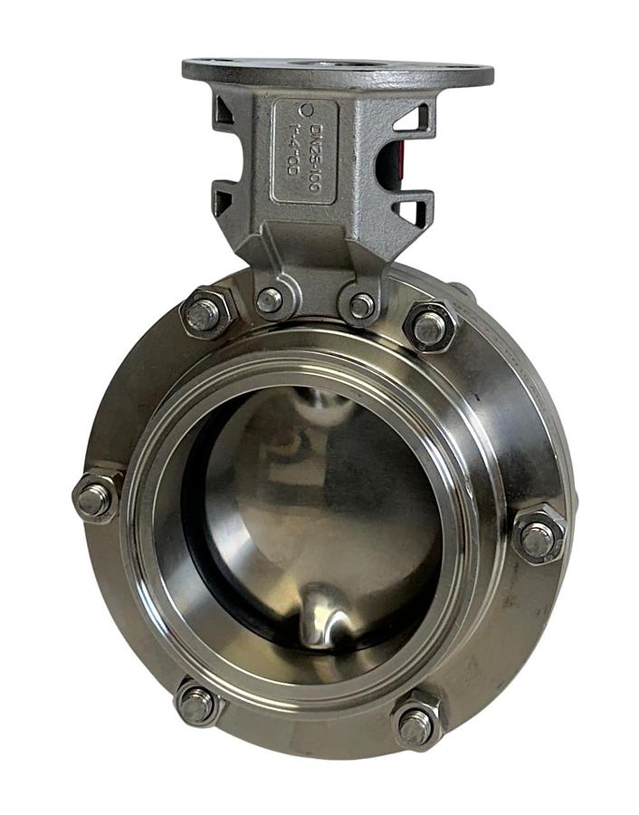 Used GEA GEA-7 3'' PN10 AISI 316L 788 FLANGE BUTTERFLY VALVE DN25-100 1''-4'' OD USNP