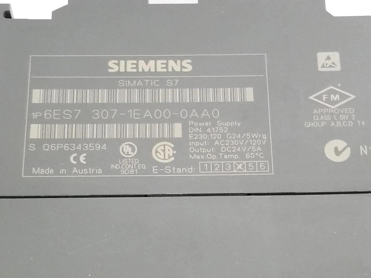 NIB SIEMENS SIMATIC S7 6ES7303-1EA00-0AA0 POWER SUPPLY MODULE VER. 4