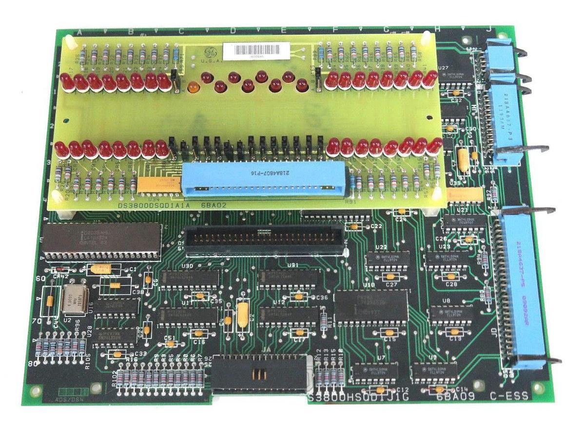 GE DS3800HSQD1J1G Mark IV TURBINE CONTROL BOARD W/DS3800DSQD1A1A SEQUENCER BOARD