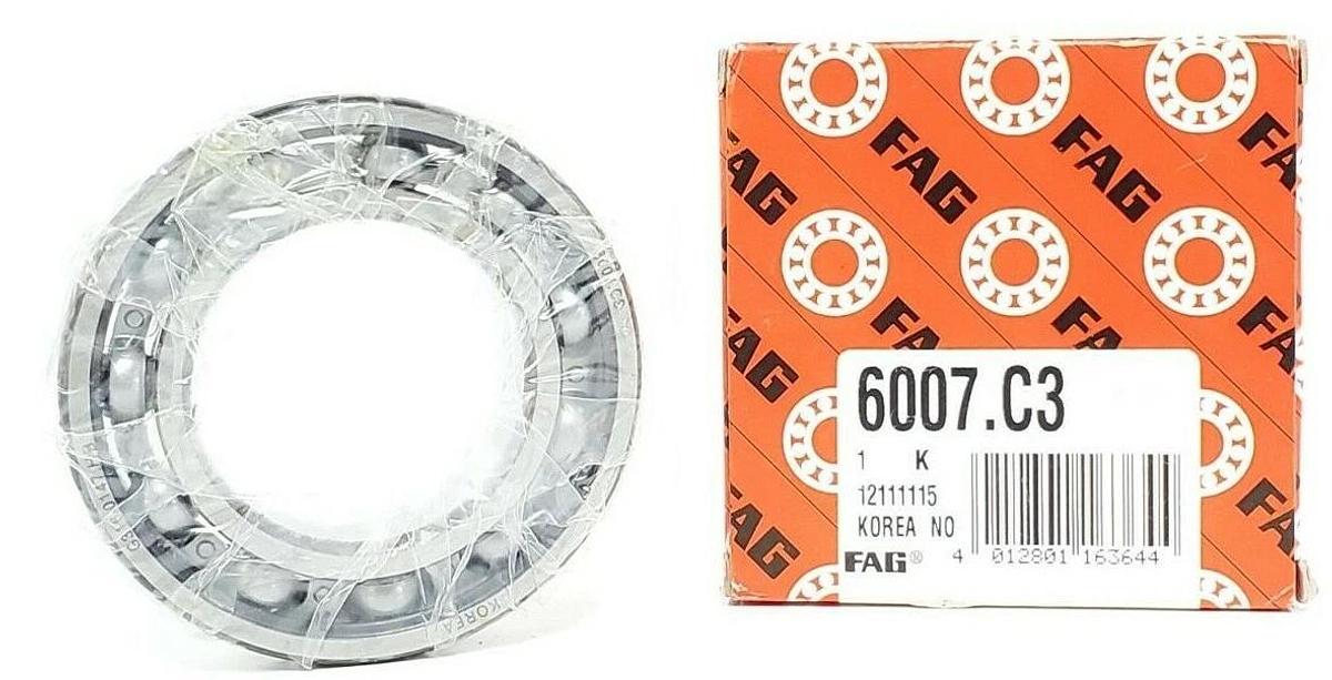 Used NIB FAG 6007.C3 DEEP GROOVE BEARING 6007C3