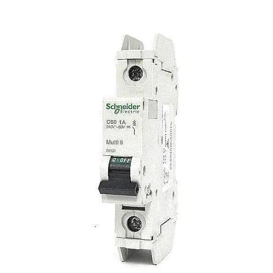 Used NIB SCHNEIDER ELECTRIC 60101 C60 MINIATURE CIRCUIT BREAKER MULTI 9 C60, 1A, 1P