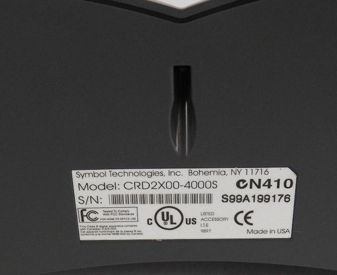 NIB SYMBOL SPT2X00 SERIAL 4-SLOT CHARGING CRADLE CRD2X00-4000S