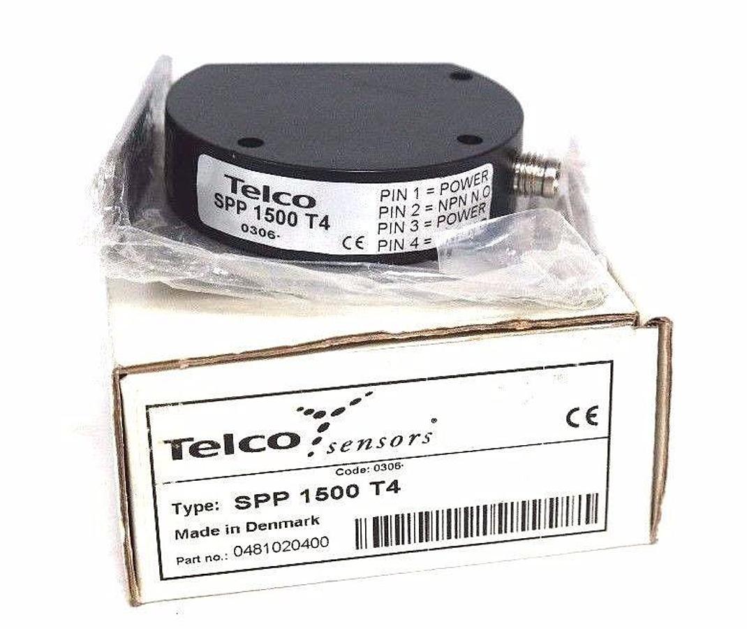 Used NIB TELCO SPP 1500 T4 SENSOR SPP1500T4 PART NO. 0481020400 SPP-1500-T4