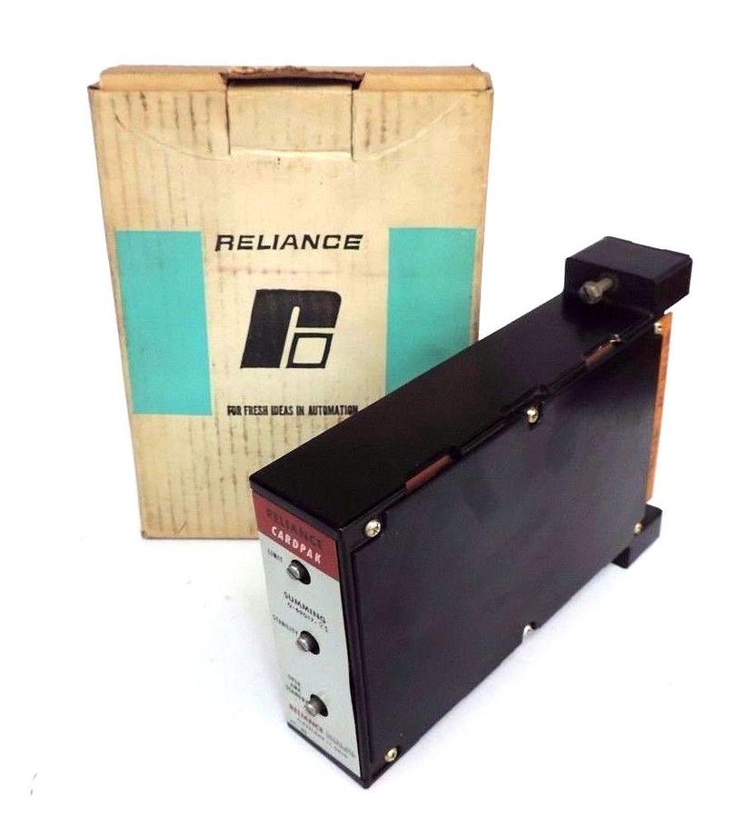 Used RELIANCE ELECTRIC 0-49017-21 SUMMING MODULE 04901721