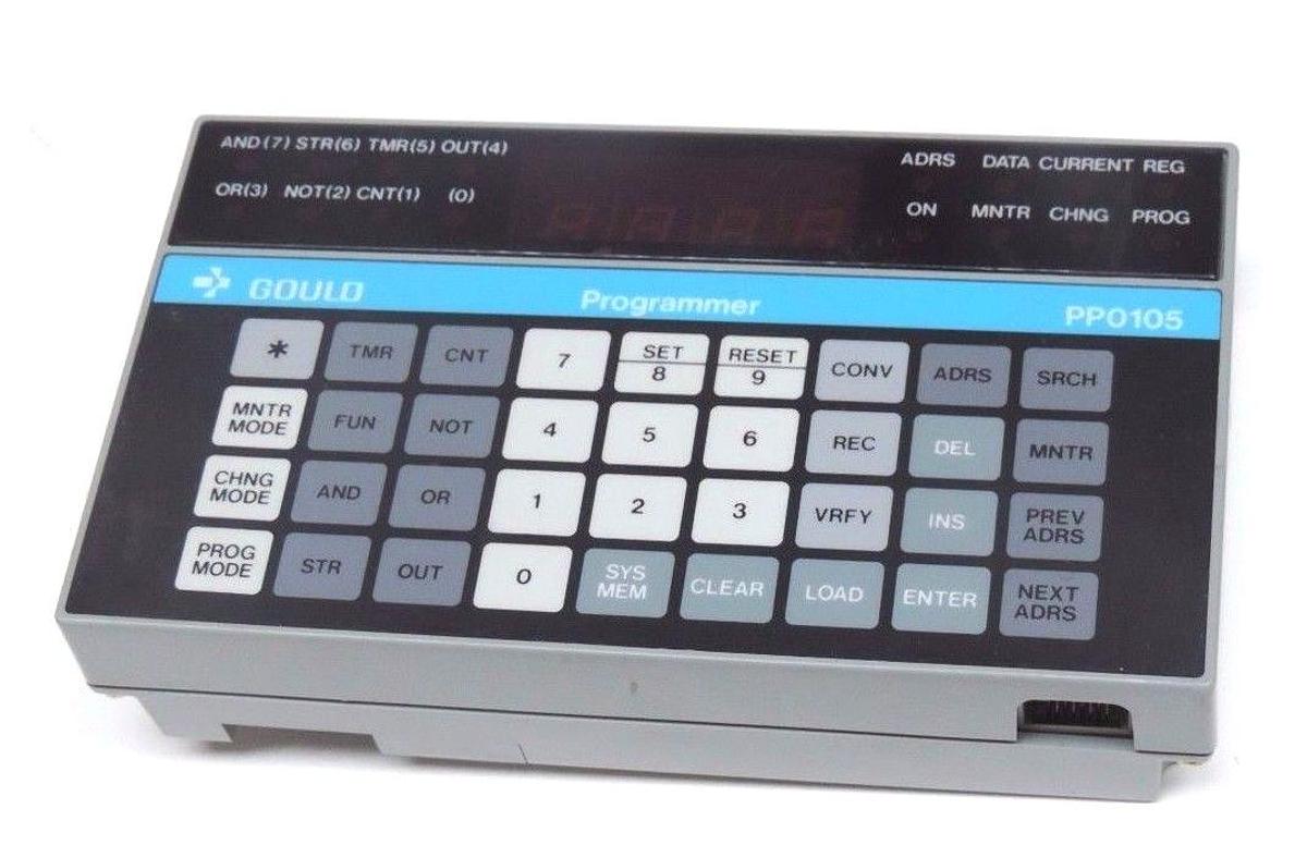 Used GOULD PP-0105-100 PROGRAMMER PP0105100, REV. A, PP0105