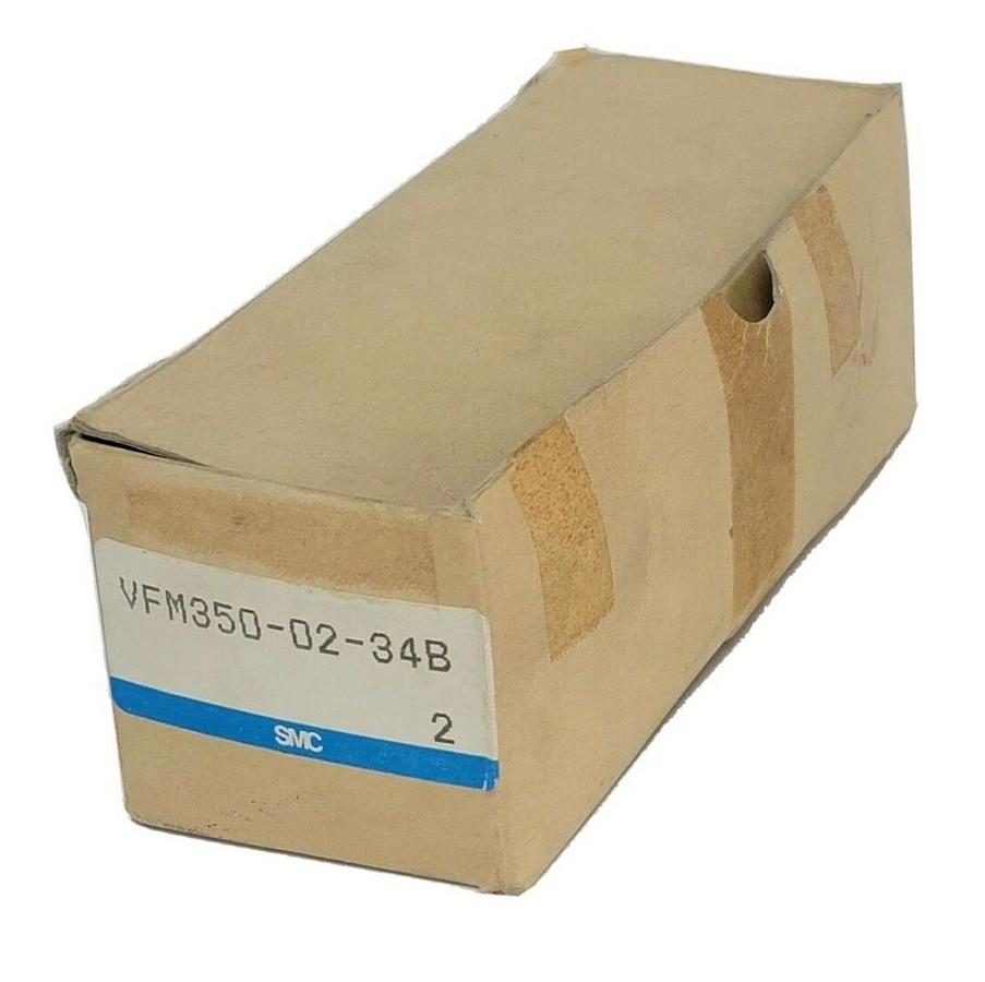 Used NIB SMC VFM350-02-34B 5-PORT MECHANICAL VALVE - RUBBER SEAL VFM3500234B