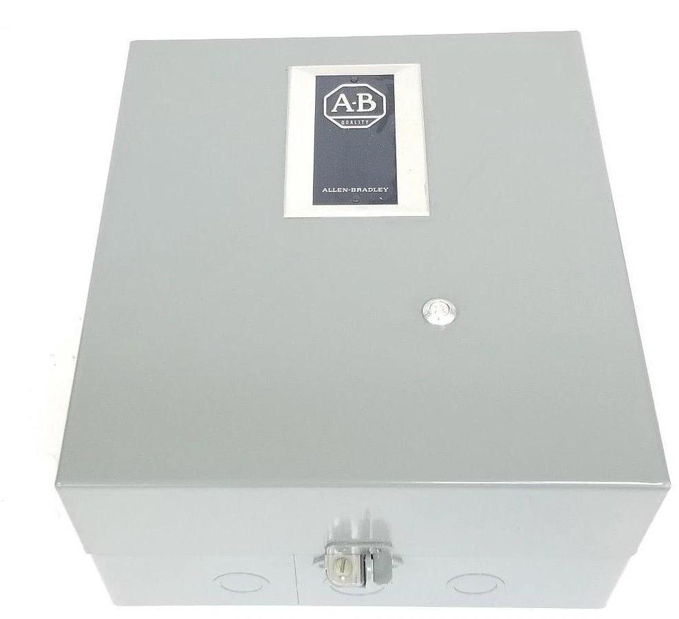 Used NIB ALLEN BRADLEY 505-BAD SER. C REVERSING STARTER SIZE 1, 505BAD, 120V