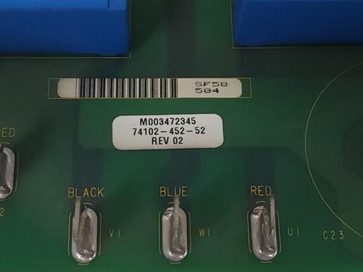 Used ALLEN BRADLEY 74102-452-52 PC BOARD REV. 2 M003472345