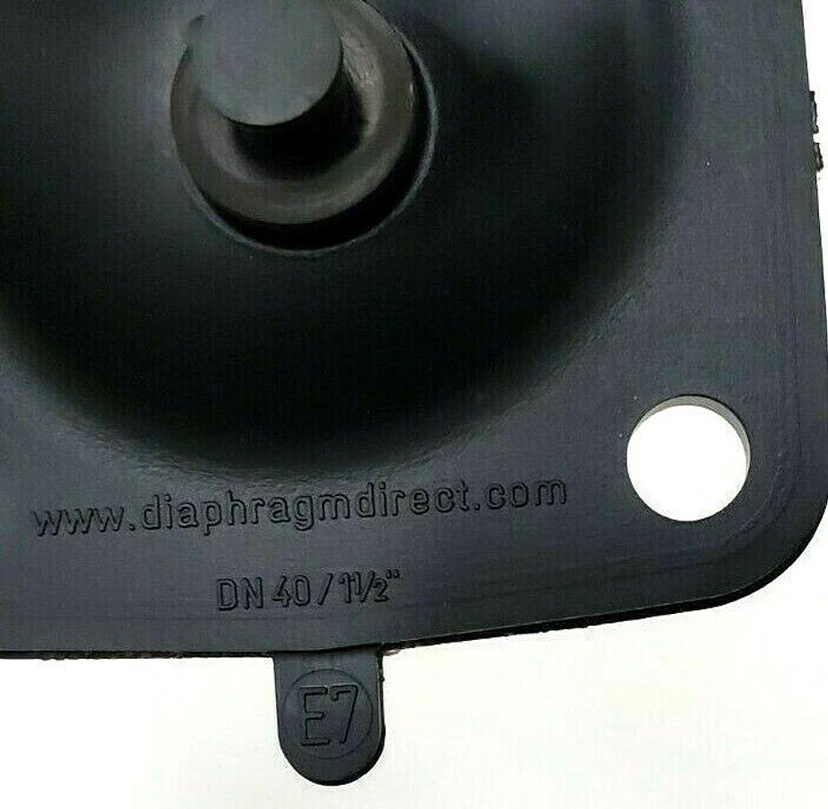Used LOT OF 6 NEW DIAPHRAGM DIRECT DD15-IE7 DIAPHRAGM SIZE: 1-1/2'' DN 40 MAT: EPDM