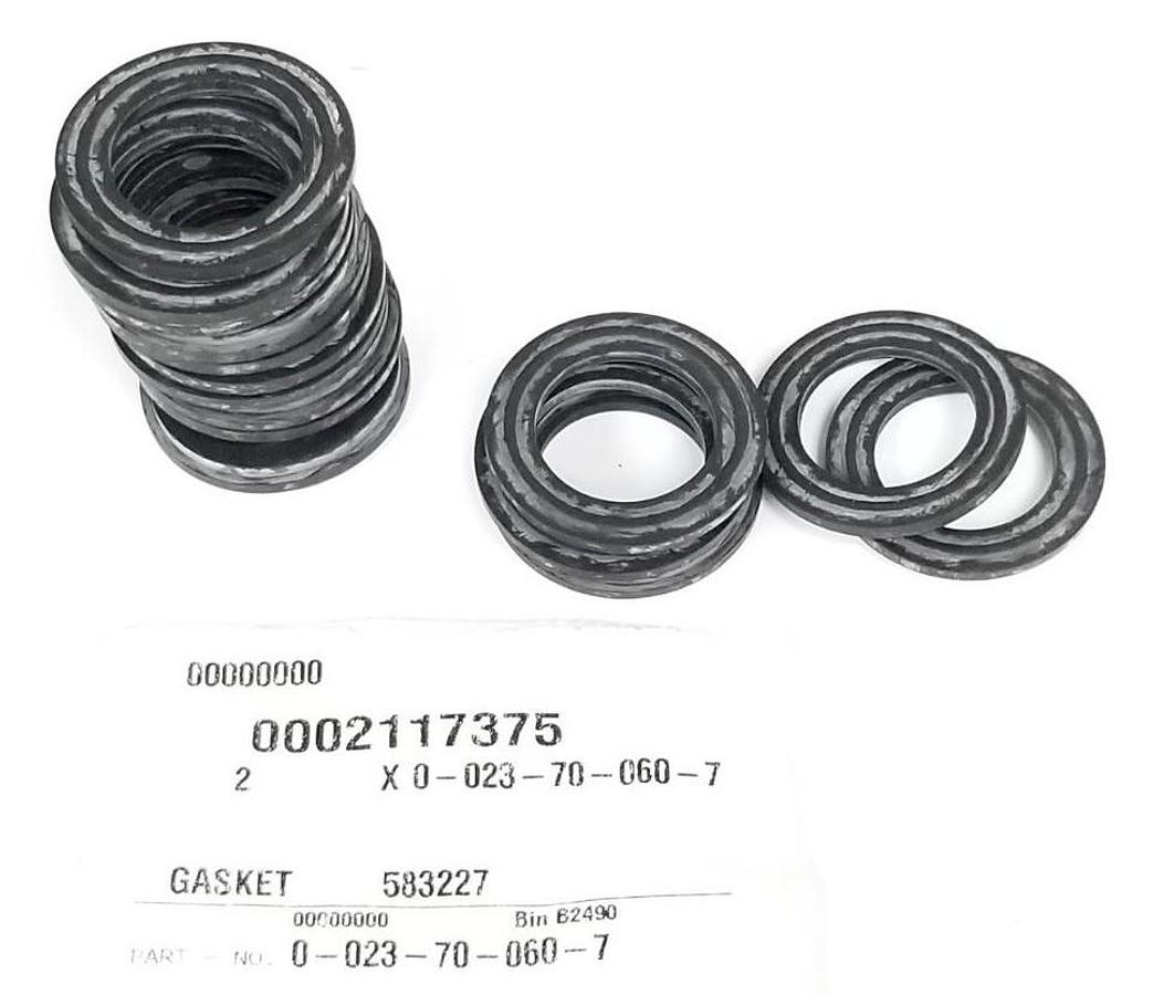 Used LOT OF 15 NEW KRONES 0-023-70-060-7 GASKETS 0023700607