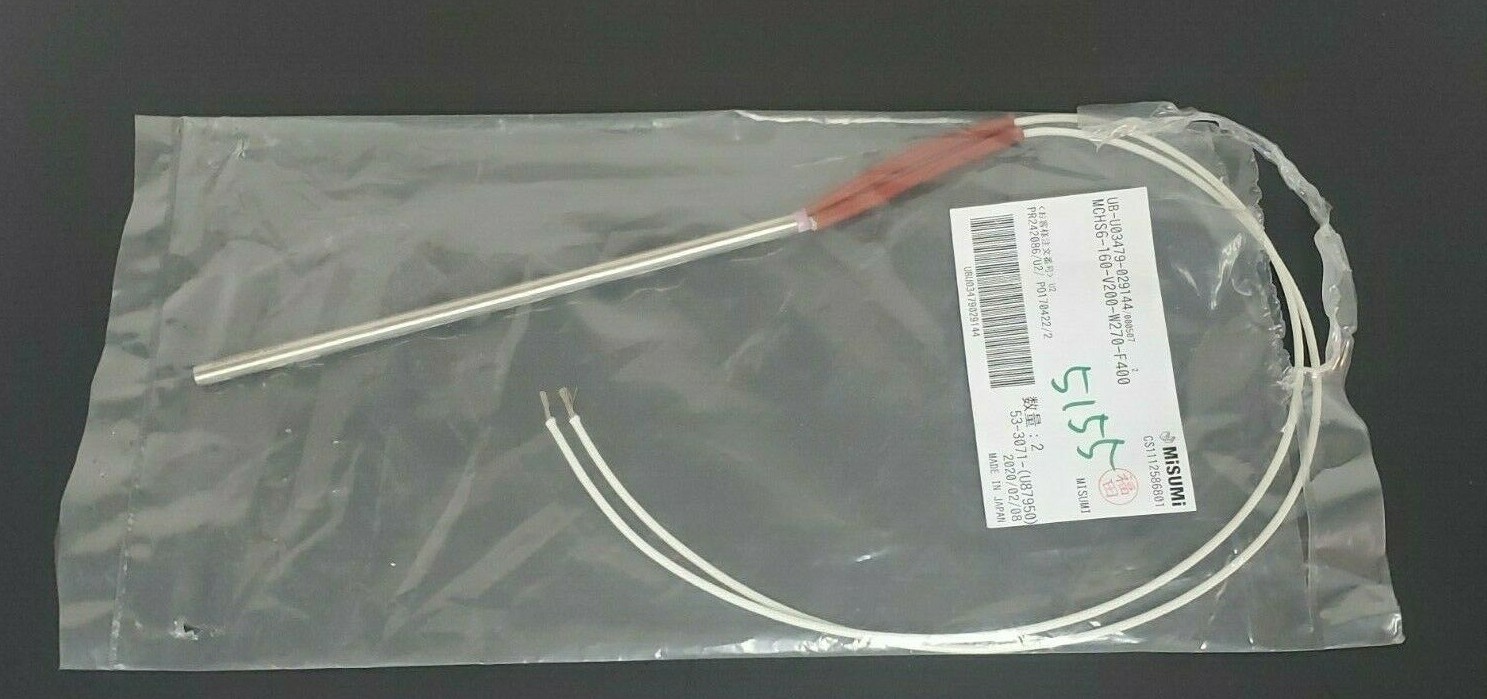 Used NEW MISUMI MCHS6-160-V200-W270-F400 CARTRIDGE HEATER