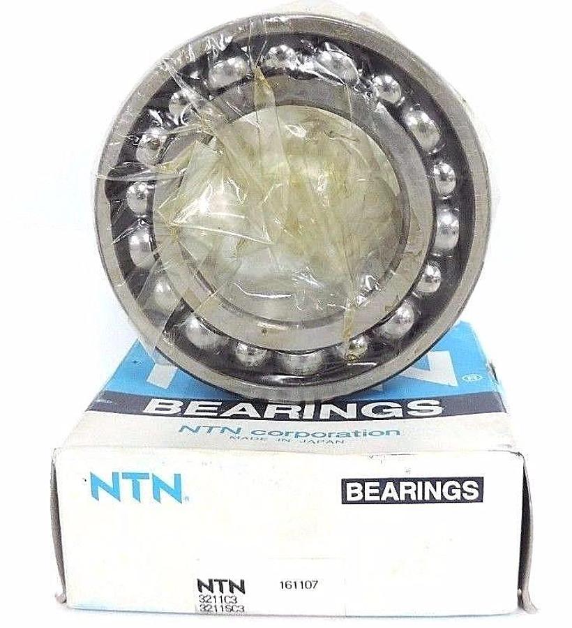 NIB NTN 3211C3 DOUBLE ROW ANGULAR CONTACT BB 3211SC3