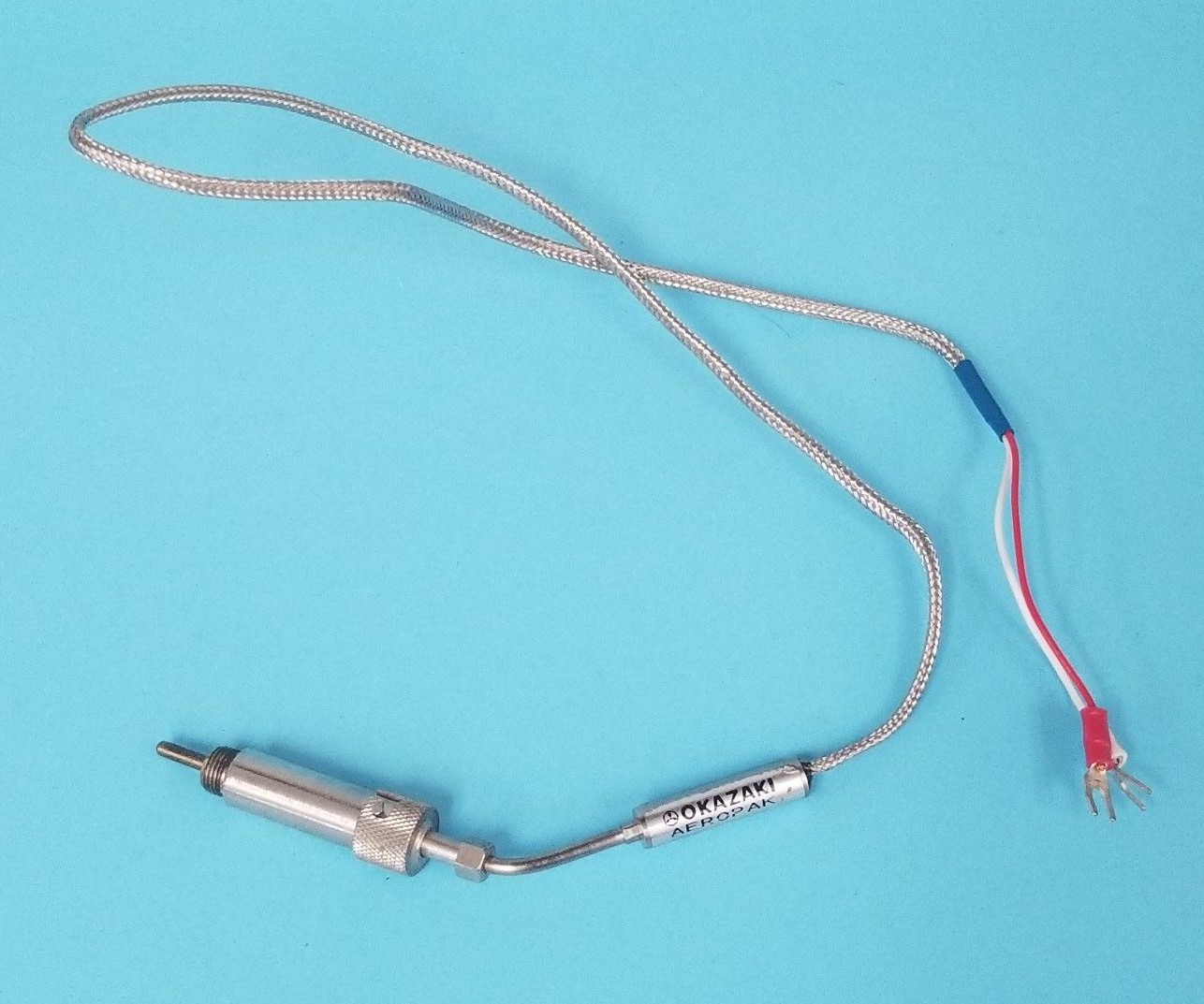 Used OKAZAKI AEROPAK KPN615821 THERMOCOUPLE ELEMENT SUS316, ELEMENT K, CLASS 2