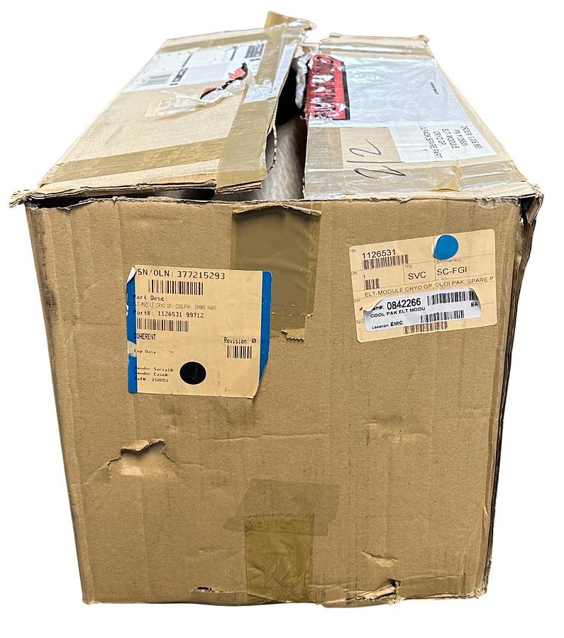 Used COHERENT 1126531 ELT-MODULE COOLPAK SPARE CRYO GP 160024180057CL 400V NSMP