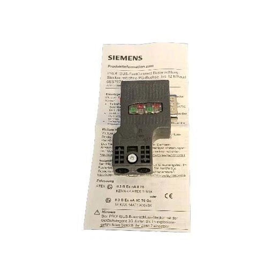 NIB SIEMENS 6ES7972-0BA52-0XA0 BUSCONNECTOR PROFIBUS DP 6ES79720BA520XA0