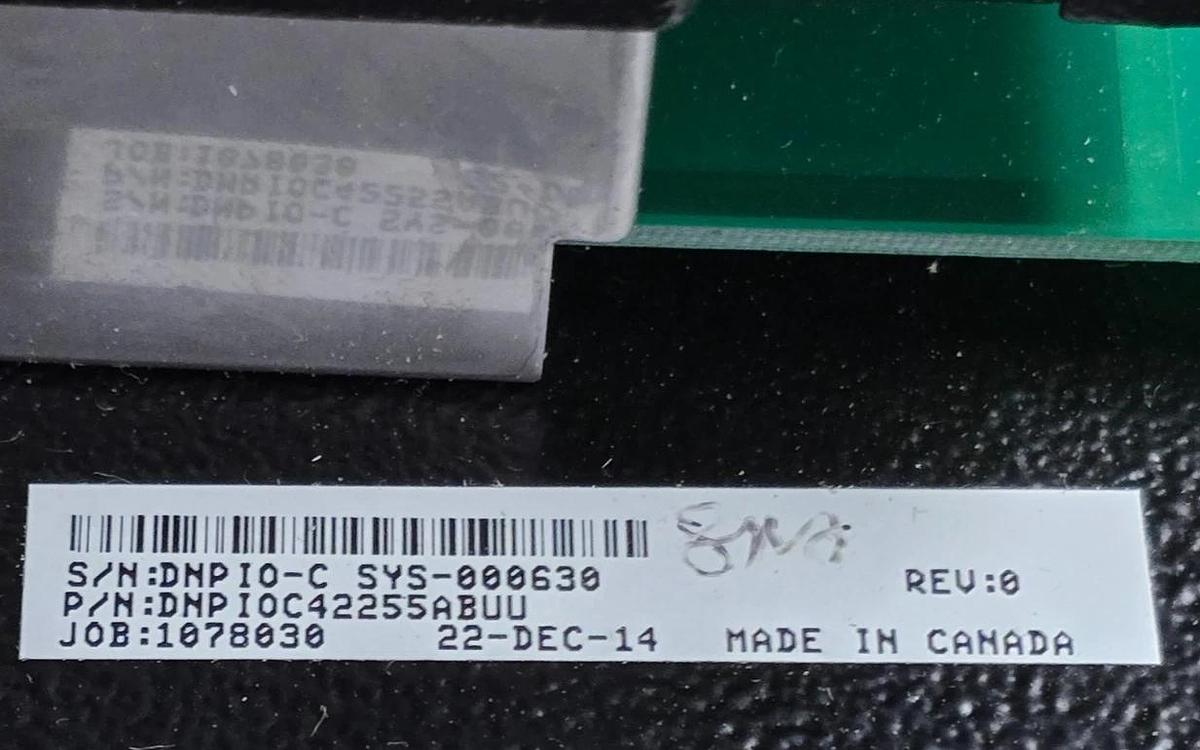 Used GE Multilin WESDAC DNPIO-C D20C DNP3 Combination I/O Module DNPIOC42255ABUU XLNT