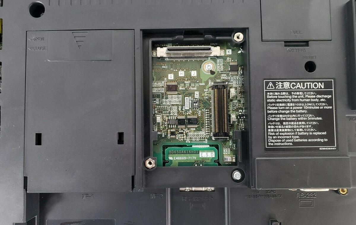 Used MITSUBISHI GT1675M-STBA OPERATOR INTERFACE 100-240VAC 50/60HZ 100VA