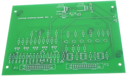 Used NEW STATPAGE INTERFACE BOARD REV. D GEI 2A-0 0012