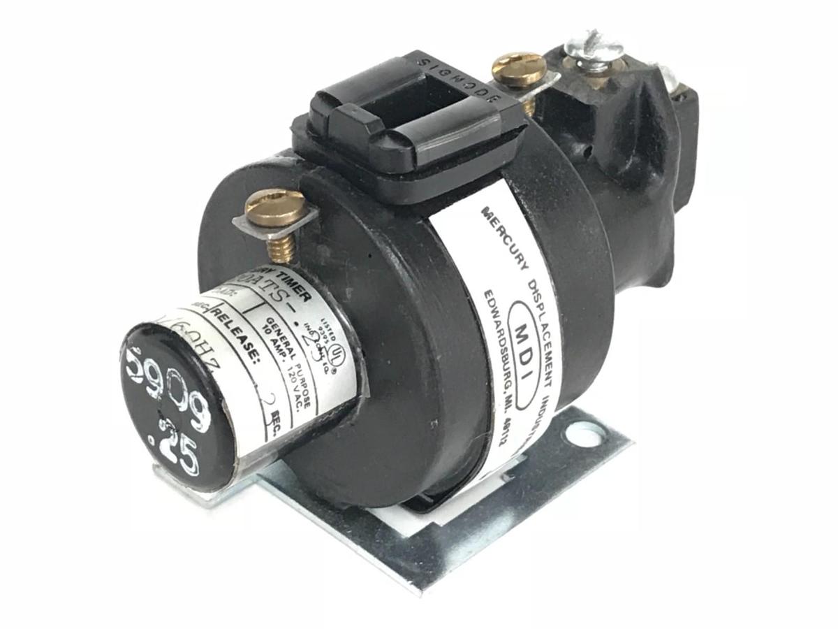 Used MDI DRC-120ATS-.25 MERCURY TIMER 120V, 10A, 50/60HZ, DRC120ATS.25