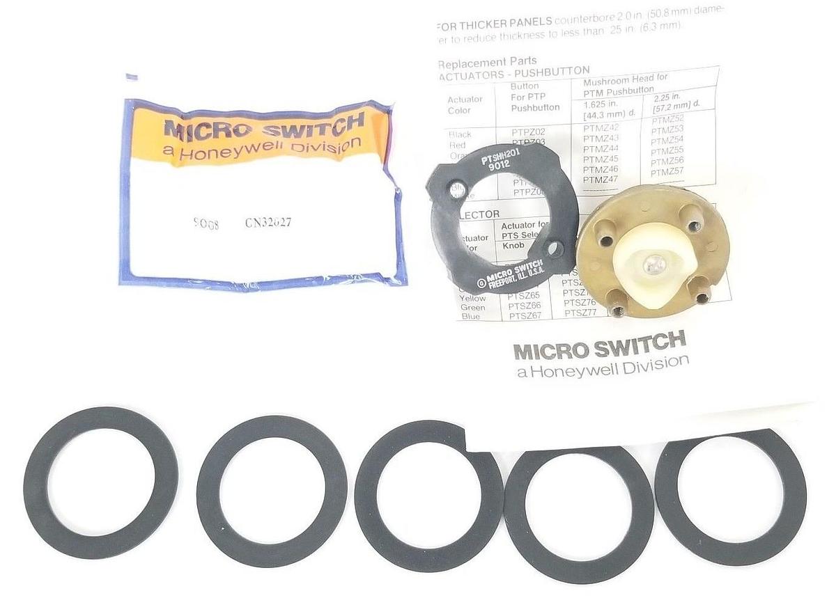 LOT OF 2 NIB HONEYWELL MICRO SWITCH PTSHH201 SELECTOR SWITCH, 3POS, PTSHH2019013