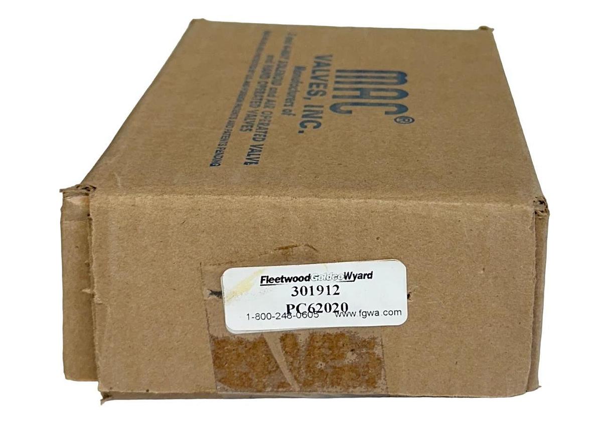 NEW MAC / FLEETWOOD 301912 PNEUMATIC SOLENOID VALVE ASSEMBLY 24VDC COIL NSMP