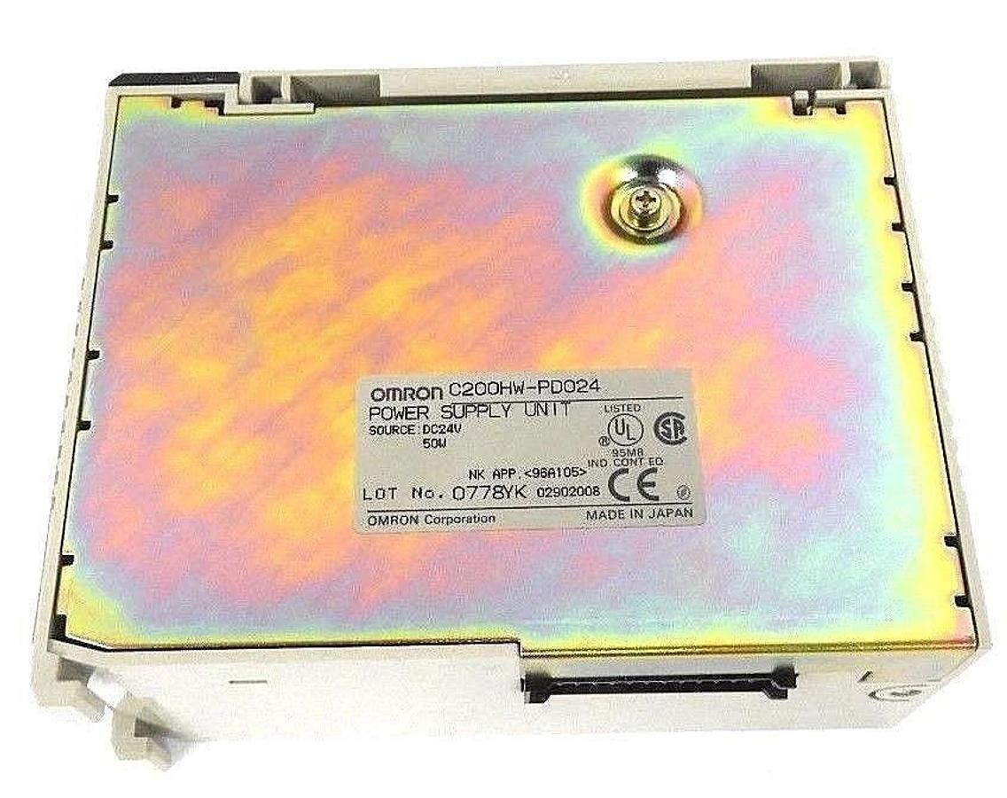 Used NIB OMRON C200HW-PD024 POWER SUPPLY 24 VDC, C200HWPD024