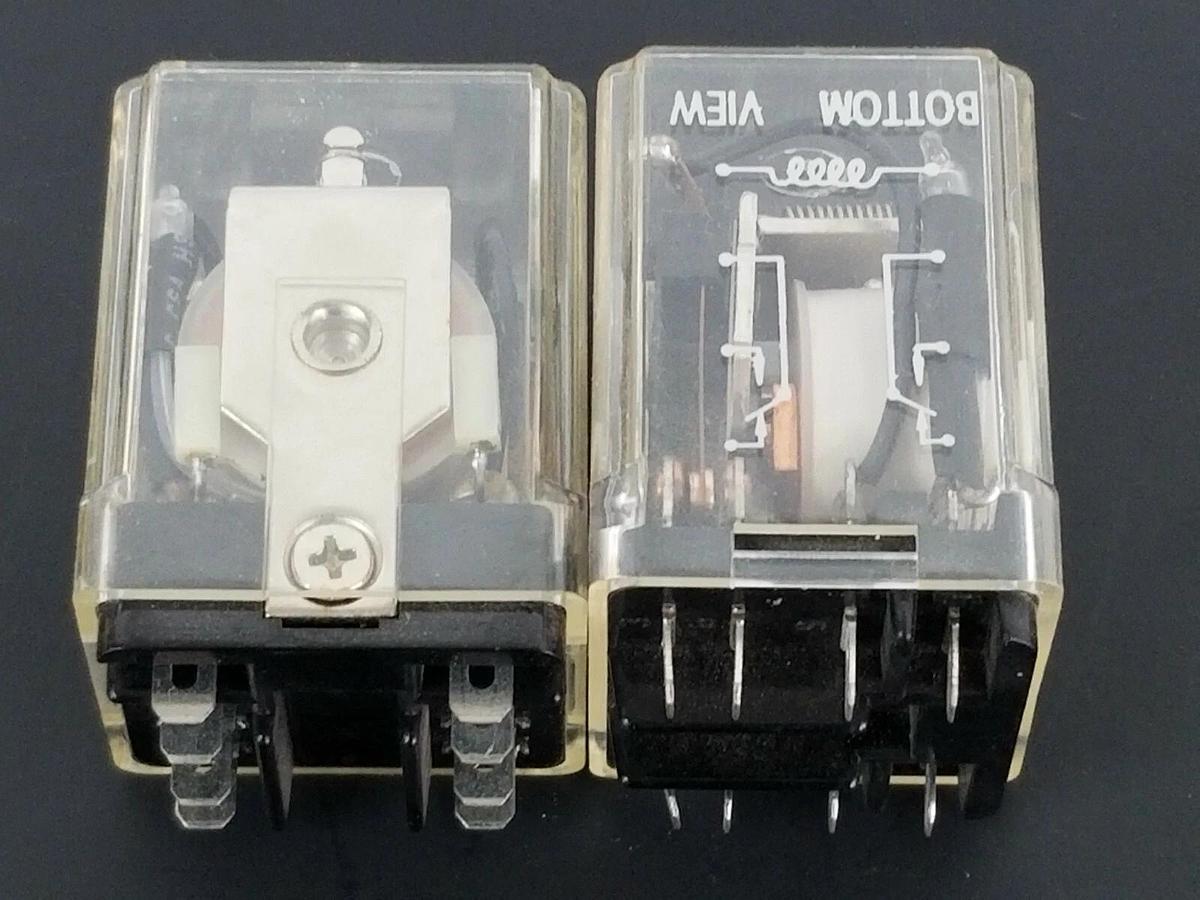 Used LOT OF 2 ACI 9826A1203 RELAYS COIL: 120VAC