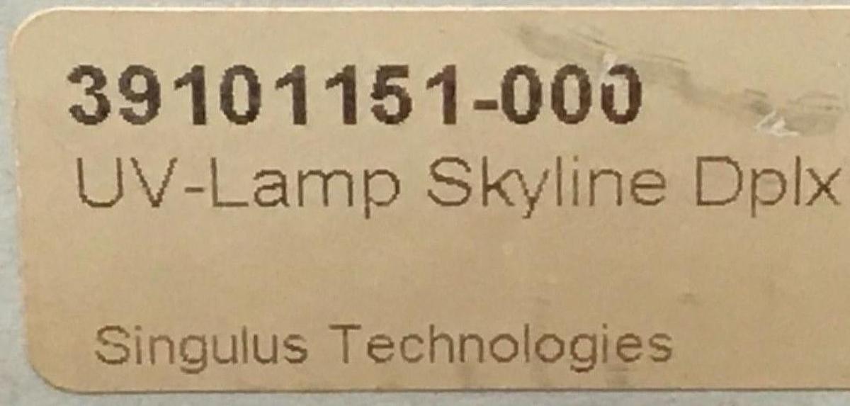 Used NIB SINGULUS 39101151-000 UV LAMP SKYLINE DPLX, BULB