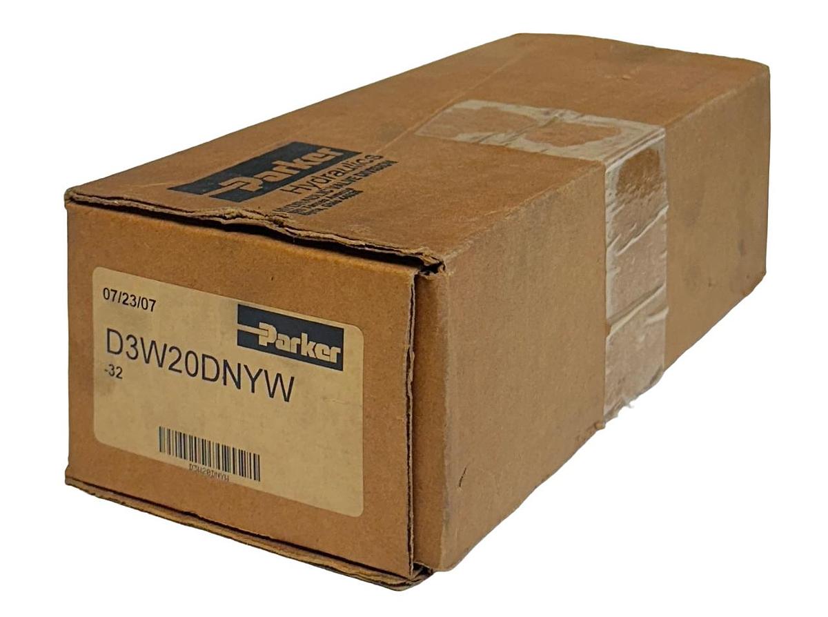Used NEW PARKER D3W20DNYW-32 / D3W20DNYW HYDRAULIC CONTROL VALVE D3W 4-WAY NSMP