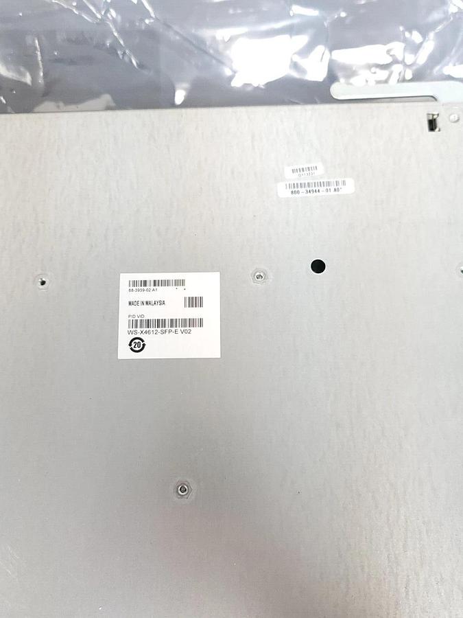 Used CISCO WS-X4612-SFP-E V02 CATALYST 4500 12-PORT GIGABIT MODULE WSX4612SFPE