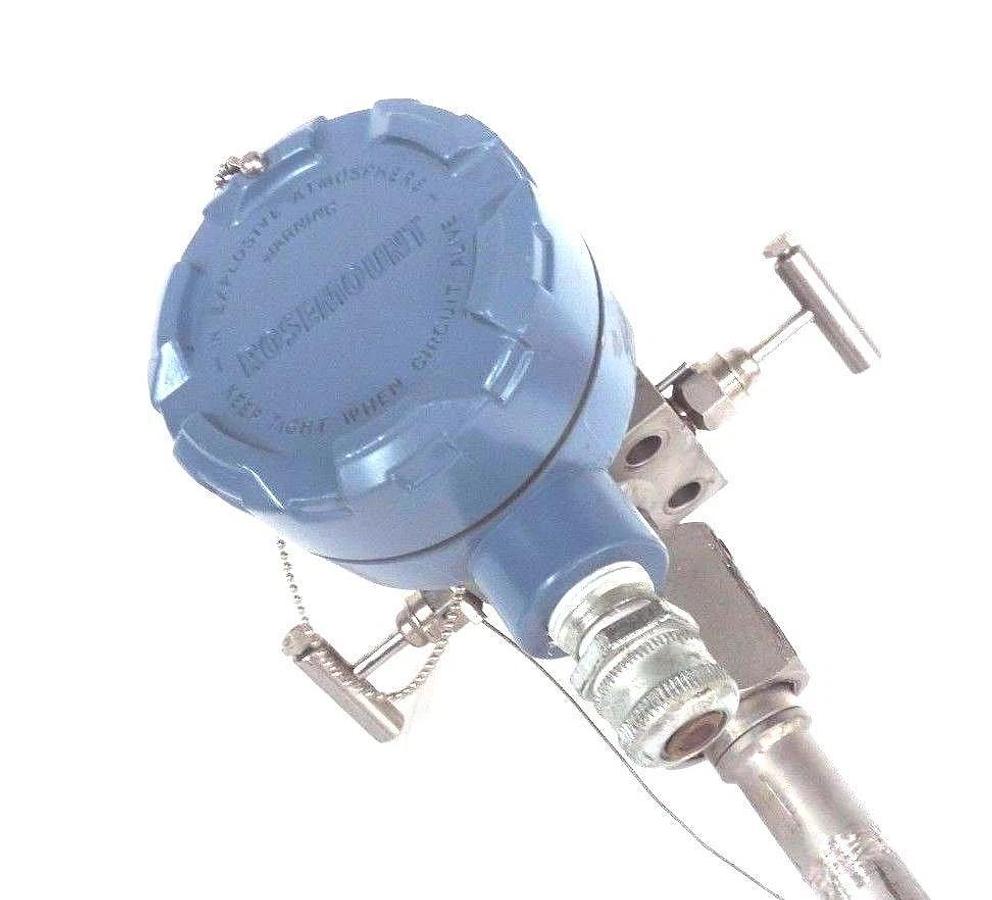 Used ROSEMOUNT MBR25S MASS PROBAR TRANSMITTER W/ MODEL 79 CONNECTION HEAD
