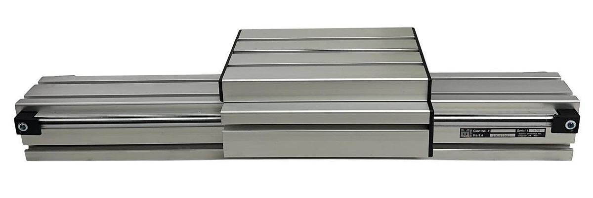 MACRON DYNAMICS 10187001 LINEAR SLIDE RAIL ACTUATOR 26'' *DAMAGED PLASTIC NSNP