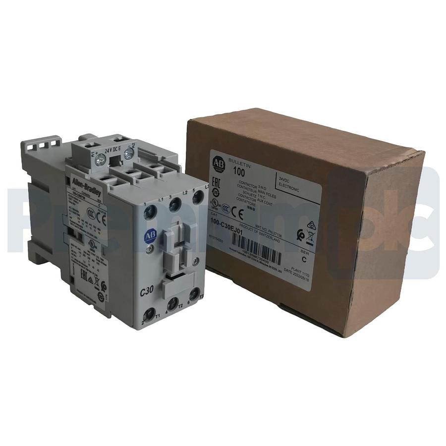 Allen-Bradley 100-C30EJ01 /C IEC Contactor 30A 3-Pole 24VDC Coil 100C30EJ01 NSMP