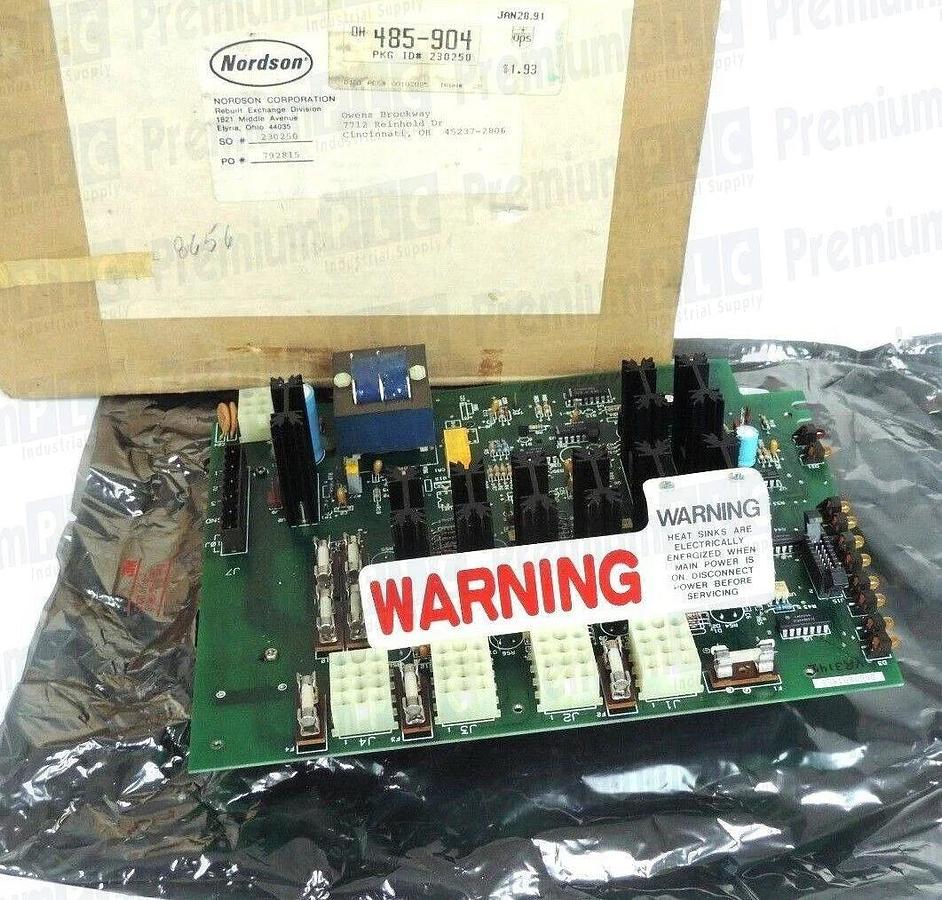 NEW NORDSON 2304 GLUE DISPENSER 9 CHANNEL CONTROL PANEL 276884D, 276884