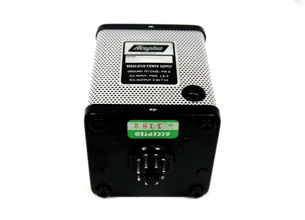 Used NEW ACOPIAN 100S10 REGULATED POWER SUPPLY 8PIN