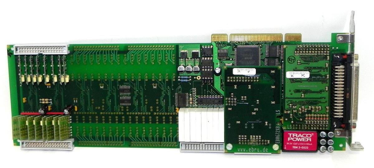 Used EBRU EB0671XC LS BOARD W/ EB0672XB BOARD INCLUDES TRACO TEM 3-0522, TEM30522