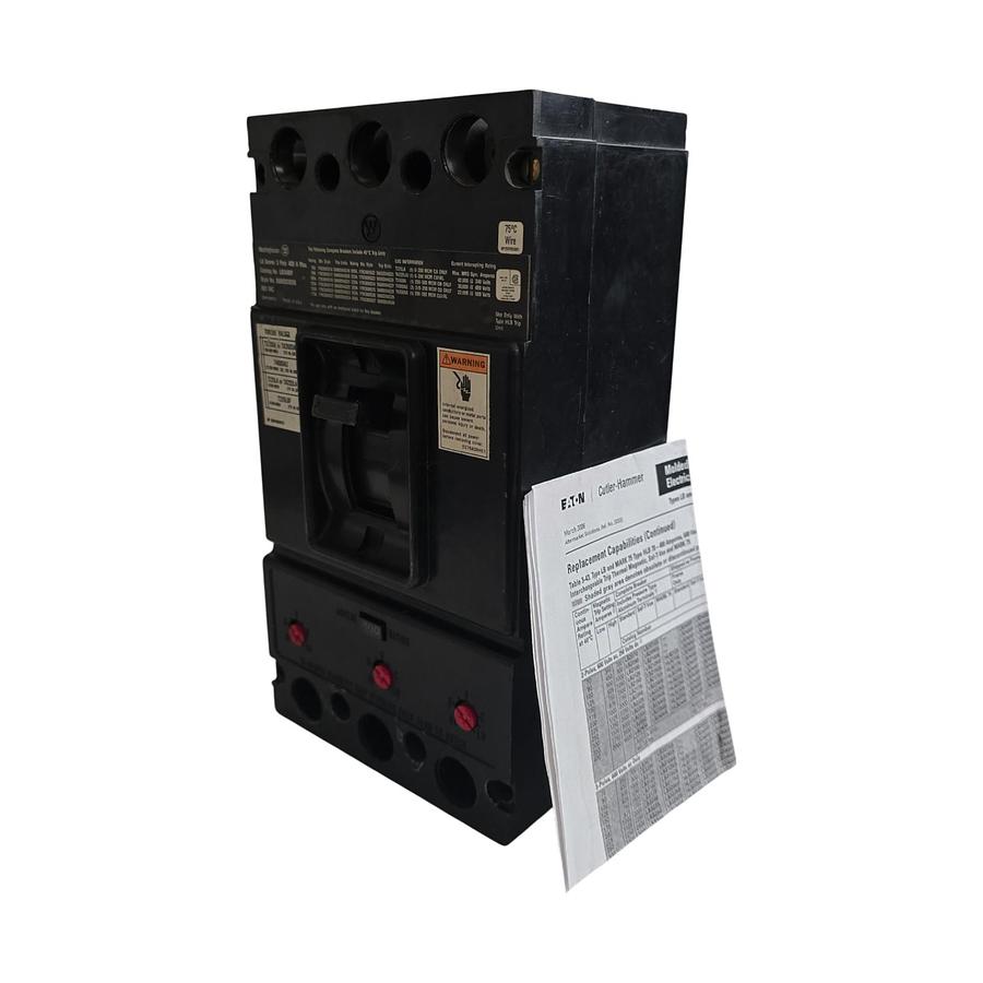 Used EATON WESTINGHOUSE LB3400F CIRCUIT BREAKER 3P 400A 5680D03G08 w/ 300A TRIP NSNP