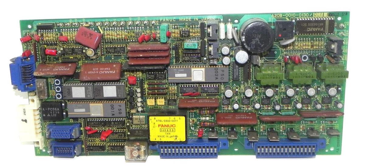 Used FANUC A20B-0010-0130/05A PC BOARD A20B-0010-0130, A20B0010013005A